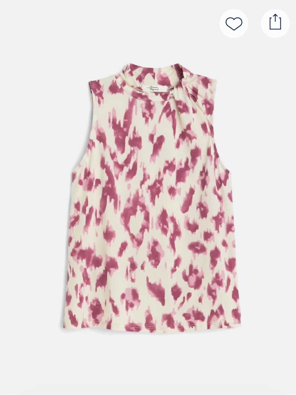 Beacon Giulia Sleeveless Mock Neck Knit Top